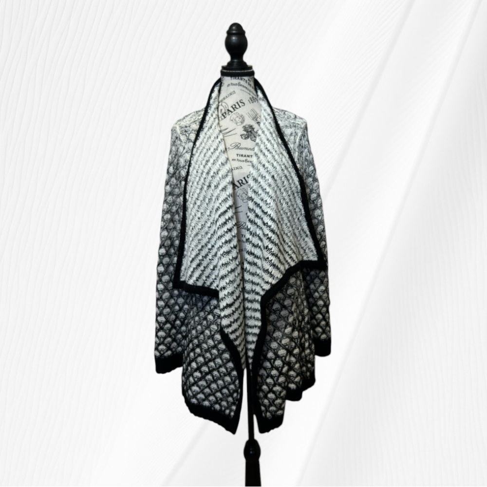 Time and Tru Open Front Loose Weave Cozy Sweater size XL